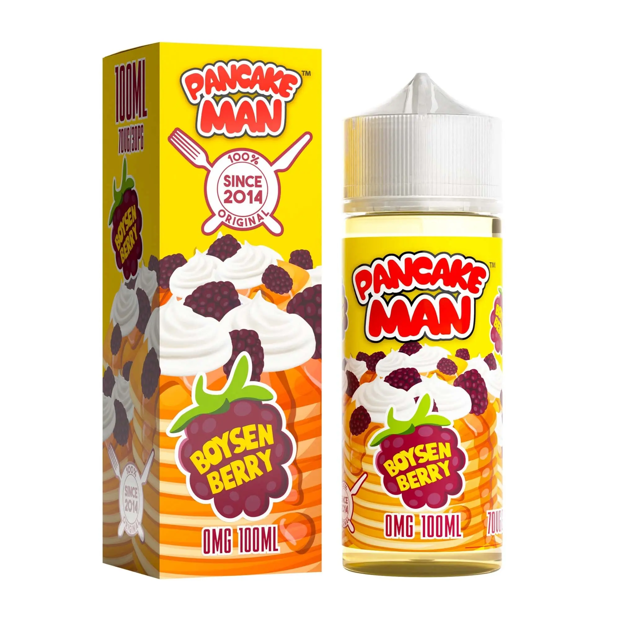 Boysen Berry Shortfill E-liquid by Vape Juice Pancake Man 100ml